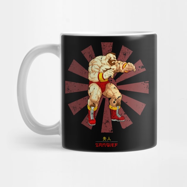 Zangief Retro Japanese Street Fighter by Nova5